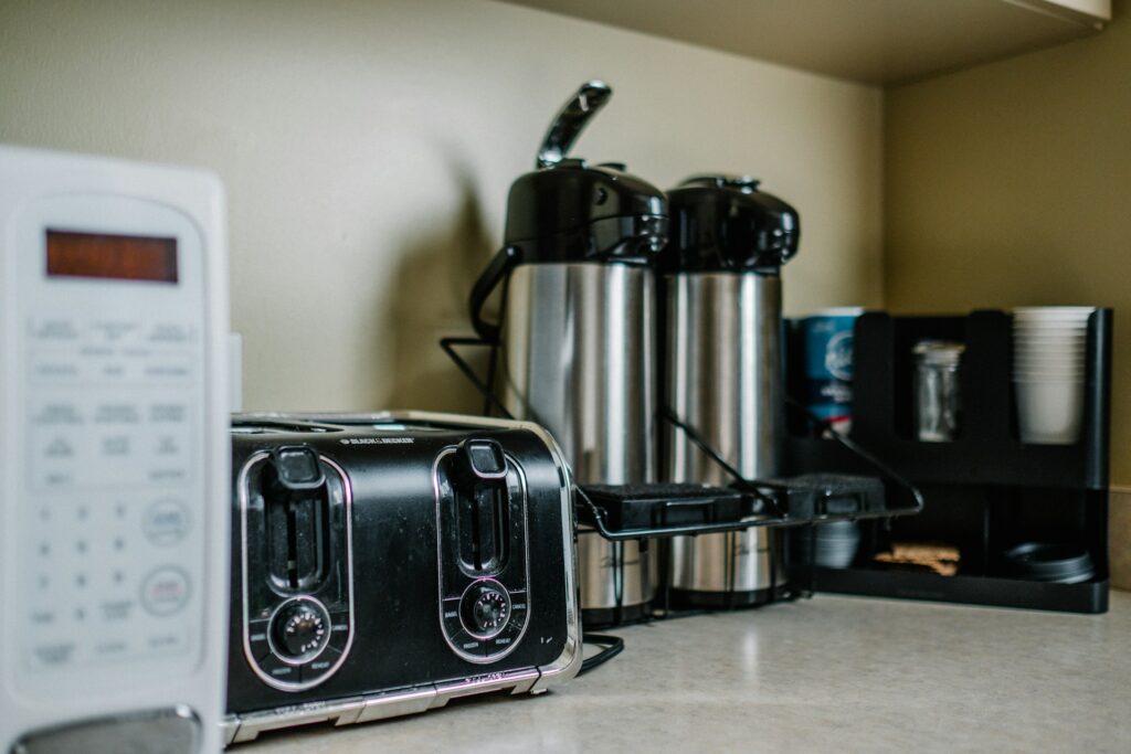 toaster and other kitchen appliances